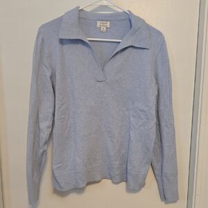 J. Crew Factory Light Blue Sweater Shirt